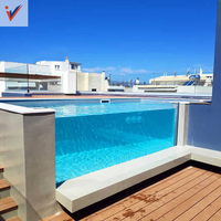 Hot Sale Professional Maker Benutzer definierte klare Acryl-Pool platte, Hartplastik-Pool Acryl glas für Schwimmbad