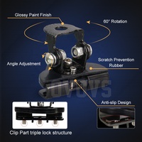 OVOVS Vente Chaude Support Universel en Fer pour Pince de Pare-chocs et Support de Phare de Capot pour Camion Tout-terrain, Jeep, SUV