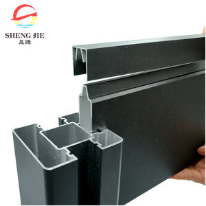 Panneaux et poteaux de clôture en métal, clôture en <span class=keywords><strong>béton</strong></span> à lattes en aluminium thermolaqué, installation facile - Product Image 5