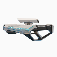 Pistola de Agua Eléctrica Automática de Alta Presión y Gran Capacidad, Juguete Acuático Infantil, con Caja de Color