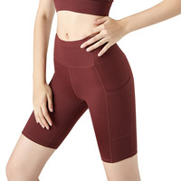 Ln874 Pantalon de yoga avec poche pour téléphone Filles Contrôle du ventre Workout Running Wear Stretch Yoga Leggings