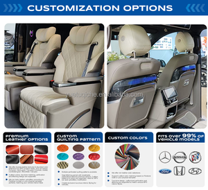 Asientos de Capitán Personalizados, Giratorios, Reclinables, con Masaje, Asiento de Coche Plegable Tipo Cama para Mercedes Vito W447 Clase V - Product Image 4