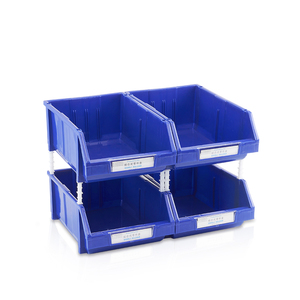 Parts Bin Plastic Parts Bins Wholesale Warehouse Stackable Tool Bolt Spare Parts Organizer Plastic Storage Bin