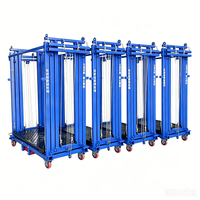 Plateforme élévatrice électrique en acier pour échafaudage, avec câble métallique, pour la construction et l'utilisation en restaurant, nouvelle, hauteur de levage 6~12m, capacité de charge 500kg