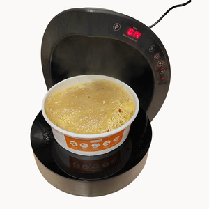 Paper Bowl Cup with Heatable Material Bottom for Cooking on Induction Cooker