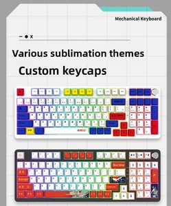 <span class=keywords><strong>Teclado</strong></span> Mecánico M87 Inalámbrico/2.4G/USB-C con Conexión Hot-Swappable, Retroiluminación RGB y Pantalla TFT Programable - Product Image 5