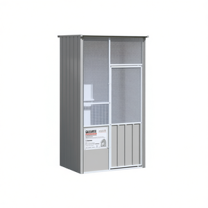 Gabbia per Uccelli in Acciaio Zincato 45.3x30.7x78.7 Pollici Grigia, Resistente, per Interni - Product Image 1