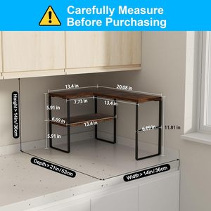 Estante Esquinero Ajustable de Bambú para Encimera de Cocina, Organizador de Especias de 3 Niveles, Soporte de Almacenamiento de Madera Multiusos para Despensa - Product Image 2