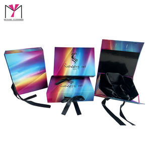 Custom logo Fancy Luxury Colorful Boutique <b>Gift</b> <b>Box</b> with Lining for Hair Wigs - Product Image 6