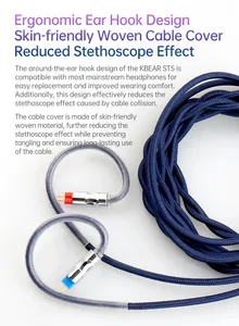 Kbear ST5 Tai nghe dây 4N Tinh Khiết Bạc + 4N OFC hỗn hợp nâng cấp Cáp 2pin/MMCX/qdc Có Sẵn Đồng mạ kim loại cắm IEM dây - Product Image 4