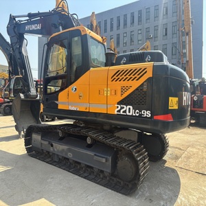 Excavadora Hyundai 220LC-9S usada de la mejor calidad, excavadora de orugas de segunda mano de 22 toneladas Hyundai 220LC-9S con precio bajo - Product Image 2