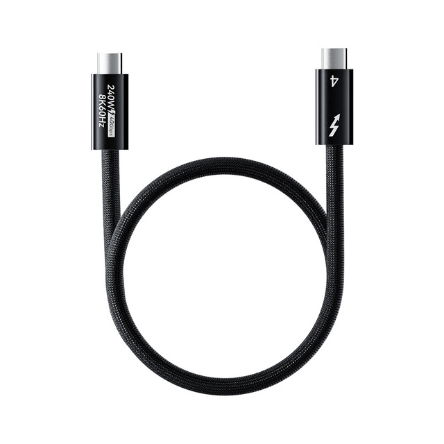 High Speed Usb c Cable 240w Fast Charging and Usb c to Usb c Cable 240w Thunder 5, 40Gbps Data Transmission Short Cable for mac