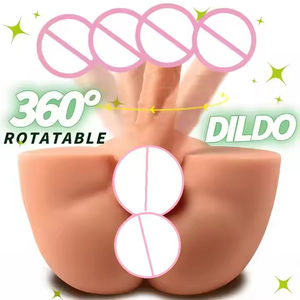 Jouets sexuels pour adultes : Poupée sexuelle réaliste à contrôle manuel, type demi-corps, avec fesses et anus, pour hommes gays, avec stimulateur de point G et vibrateur - Product Image 3