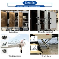 Promotion : Remorque WC Mobile de Luxe à Double Essieu, Multi-Postes, avec Rampe d'Accès pour Fauteuils Roulants, Toilettes Accessibles pour Événements Extérieurs