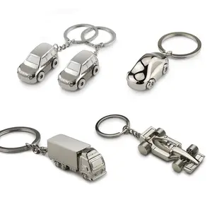 Modèle 3D de voiture personnalisé pendentif de clé de voiture en métal pour hommes 4S magasin camion commémoratif petit cadeau porte-clés porte-clés