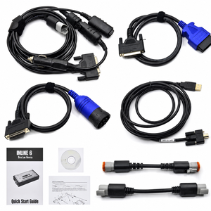 Herramienta de Diagnóstico INLINE 6 V8.7 para Maquinaria de Construcción, Adaptador de Enlace de Datos de 24V, Diagnóstico de Fallas de Comunicación de la ECU para Cummins - Product Image 2