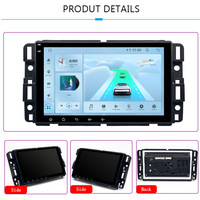 CARUPEZ 8 pouces OEM universel Android voiture stéréo GPS intégré DSP écran tactile pour GMC/Sierra/Yukon/Savana/Traverse/Impala