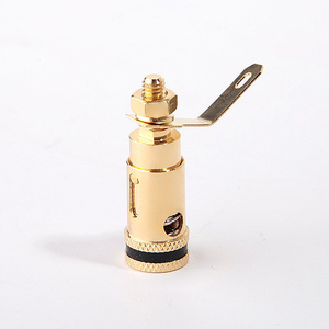 <span class=keywords><strong>2Pcs</strong></span> OEM KCT DIY Maison Plaqué or Voiture Stéréo Vis Binding Post Haut-parleur Amplificateur <span class=keywords><strong>Terminal</strong></span> 4MM audio Banana Jack <span class=keywords><strong>terminal</strong></span> - Product Image 4