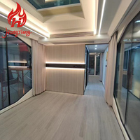 Villa miniature préfabriquée modulaire en acier, capsule de couchage pour le camping, capsule spatiale, maison pour application hôtelière, bureau à domicile