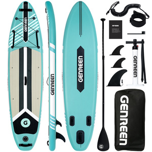 Planche de SUP gonflable portable sur mesure, soudée à chaud, pour sports nautiques, livraison directe en Europe - Product Image 1