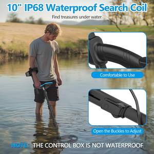 جهاز كشف المعادن للبالغين، احترافي، مقاوم للماء، عالي الدقة للكشف عن الذهب والفضة، للاستخدام تحت الماء وعلى الشاطئ - Product Image 5