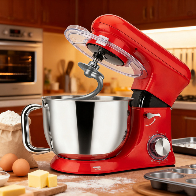 Customized 4.5L Home Kitchen Planetary Electric Food Mixer Standing Dough and Cake Mixer