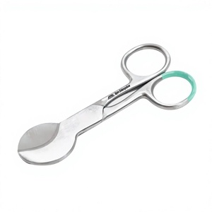 Forbici per Cordone Ombelicale con Punte Arrotondate in Acciaio Inossidabile Strumento Chirurgico Manuale per Ostetricia e Ginecologia - Product Image 1