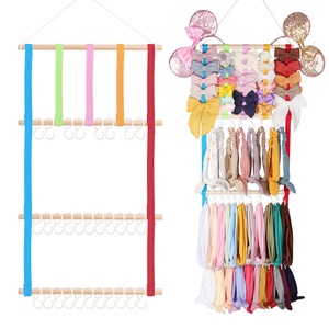 Fermagli per capelli organizzatore portaoggetti appesi a parete decorazione per la casa arcobaleno fascia per la stanza delle ragazze - Product Image 1