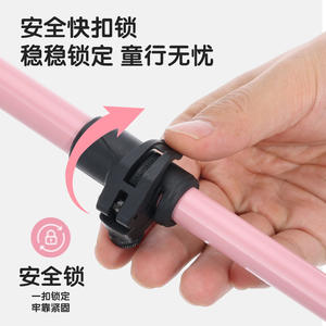 Bastones de Senderismo Handorun, Aleación de Aluminio 6061, 3 Secciones Telescópicas, Bastón de Trekking Portátil, Color Rosa Melocotón, Bastones para Caminar al Aire Libre - Product Image 4