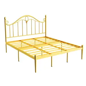 Can Be Customized Residential Simple Modern Style Iron Frame Bed