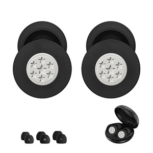 Bouchons d'oreilles ergonomiques en silicone Shark Fin <span class=keywords><strong>pour</strong></span> la natation étanche, les concerts, l'anti-ronflement haute fidélité et les dormeurs latéraux - Product Image 1