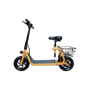 Top Quality Electric Bike With Seat 12 Inch Step Bike Adult Electric Bicycle