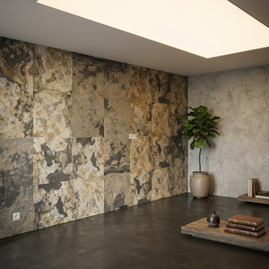 Panel de Revestimiento de Piedra Flexible Blanco Pulido Contemporáneo de 1-3 mm de Espesor para Paredes Exteriores, Revestimiento Duradero para Baños, Hoteles y Villas - Product Image 1