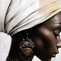 Meilleure vente nouvelle femme noire africaine Graffiti Art affiches et impressions abstraite fille africaine haute qualité peintures sur toile