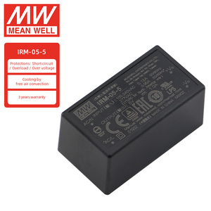 Modulo di Alimentazione Step-Down <span class=keywords><strong>AC</strong></span> <span class=keywords><strong>DC</strong></span> Mean Well 5V 1A 220V Trasformatore PCB SMPS Classe EMI B Senza <span class=keywords><strong>Componenti</strong></span> Aggiuntivi IRM-05-5 - Product Image 1