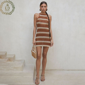 KD all'uncinetto maglia con nappina da <span class=keywords><strong>spiaggia</strong></span> tunica lunga Pareos costume da bagno estivo Cover up vestito Sexy da <span class=keywords><strong>spiaggia</strong></span> - Product Image 6