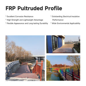 Заводское производство: Профили для пултрузии, изготовленные на заказ, из стеклопластика (FRP), I-образные и H-образные балки для строительства - Product Image 4