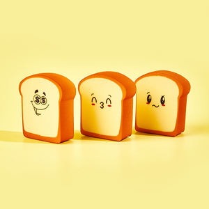 Éponge de maquillage personnalisée, éponge de beauté gratuite, maquillage pain Toast lune gâteau mélangeur, étiquette privée <span class=keywords><strong>Latex</strong></span> 50 pièces pour étiquette Logo personnalisée - Product Image 2