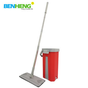 Serpillère intelligente moderne de haute qualité, serpillère <span class=keywords><strong>magique</strong></span> auto-nettoyante et auto-séchante sans effort, ensemble serpillère et seau pour le nettoyage ménager - Product Image 5