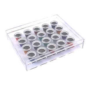 Tabla de Llenado Manual para Cápsulas de Café, 20 Orificios, Herramienta de Bandeja de Acrílico Transparente para Llenar Cápsulas Vacías de <span class=keywords><strong>Nespresso</strong></span> - Product Image 5