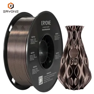 2020 Eryone Gọn Gàng Cuộn 0.03MM Đường Kính Khoan Dung 3D Filament Cuộn Làm Siêu Lụa PLA OEM FDM 3D Filament Máy In