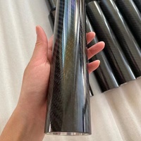 Usine de tubes en fibre de carbone, service OEM, rouleaux en fibre de carbone pour machines d'impression