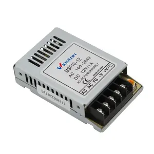 MSF-10单输出超薄5V 12V 15V 24v电源迷你发光二极管驱动器