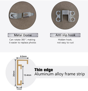 Custom Narrow <strong>Gold</strong> Aluminum Alloy Picture <strong>Frame</strong> Wall <strong>Square</strong> Metal Photo <strong>Frame</strong> A2 Size Poster <strong>Frame</strong> with Glass Materials - Product Image 5