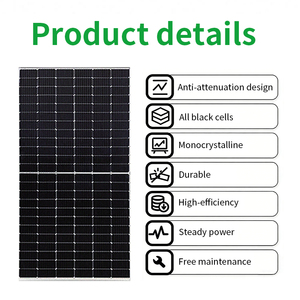 Panel Solar Monocristalino de 500W al por Mayor, Módulo Fotovoltaico, Suministro Directo de Fábrica, OEM, ODM, Marca Privada, en Stock, Listo para Enviar - Product Image 4