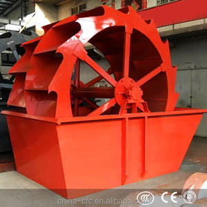 Laveuse de sable à roues à godets haute efficacité 50tph, faible consommation d'énergie, pour sable de rivière, partie d'une installation de lavage de sable - Product Image 4