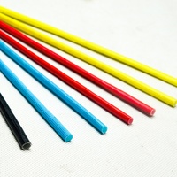 Gaine de protection en fibre de verre tressée avec résine acrylique 2740, gaine en fibre de verre enduite de résine acrylique