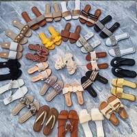 Sandales de luxe pour femmes, pantoufles de créateur de haute qualité, plates, pour l'extérieur, marques de pantoufles pour femmes