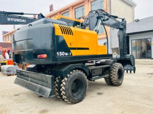 ¡OFERTA ESPECIAL! Excavadora de orugas HYUNDAI 150W-7 usada, 15 toneladas, motor diésel, bombas de buena calidad, gran fuerza de excavación, lista para enviar hoy. - Product Image 2