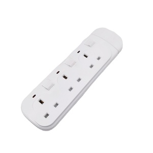 German 13A Power Socket 2 AC Outlets Self-Test Standard Grounding Multi-Extension Electrical Socket ABS Material 3m Cable Length - Product Image 2